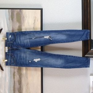 CURRENT/ELLIOT DISTRESSED SKINNY JEAN SIZE 25